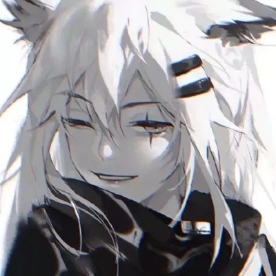 高清精选的男生黑白卡通头像图片帅气第1张