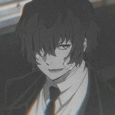 黑白超酷动漫男生头像第1张