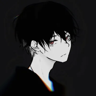 黑白丧气男头动漫第1张