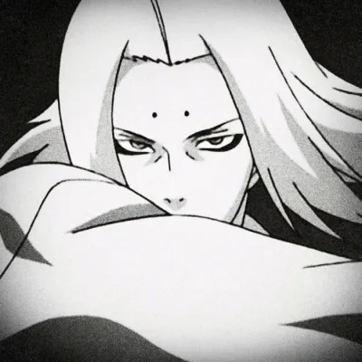 黑白微信动漫头像男第1张