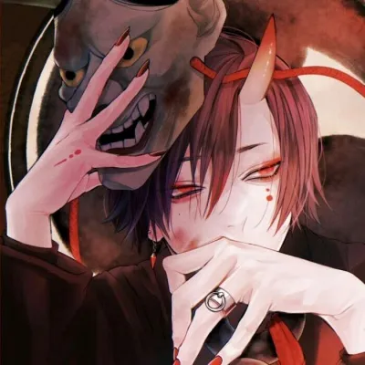 动漫邪魅男生头像第1张