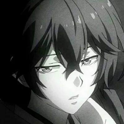 QQ男生丧系头像动漫第1张