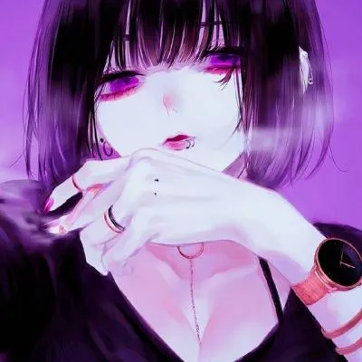 动漫图片女冷酷黑暗系头像第1张