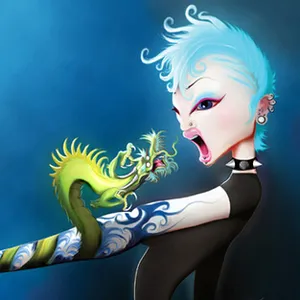 另类动漫女头像第1张