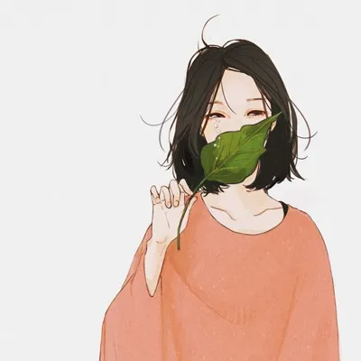 8张好看高清的文艺女生头像漫画图片第1张