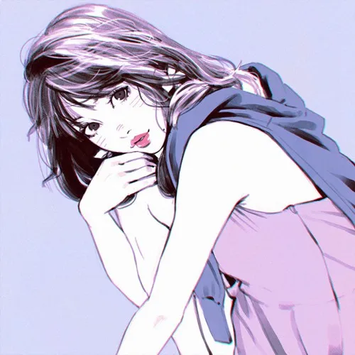 高清好看的漫画个性头像图片女第1张