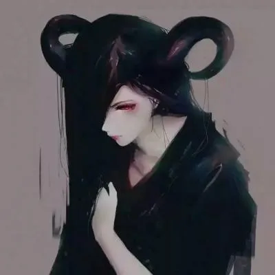 暗黑系头像女高冷动漫第1张