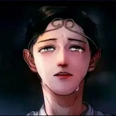 高清好看的忧郁伤感动漫男生头像图片第1张