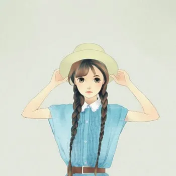 唯美漫画头像女生第1张