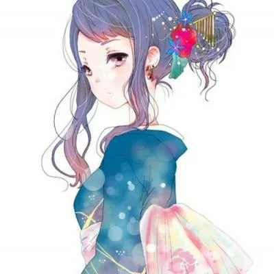 日系女生和服头像动漫第1张