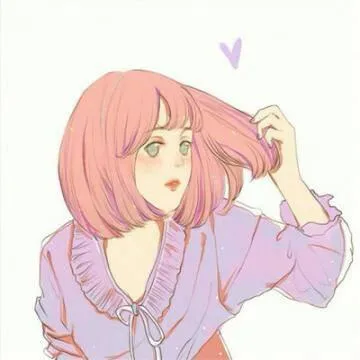 动漫清纯少女头像第1张