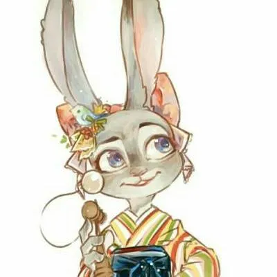 兔子狐狸情侣头像图片第1张