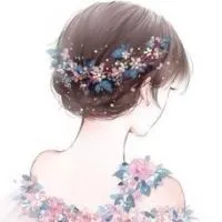 卡通背影头像女第1张