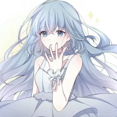 动漫头像女生唯美长发第1张