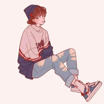 漫画女生帅气冷酷头像第1张