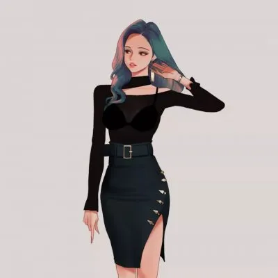 动漫头像女生冷酷霸气第1张