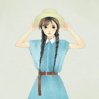 个性独立漫画女生头像第1张