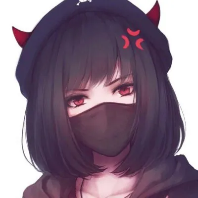 qq头像动漫女生小恶魔第1张