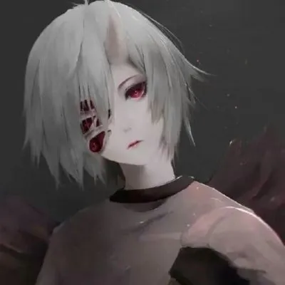 暗黑系高冷女生头像动漫第1张