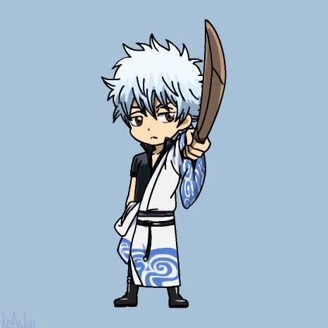 银魂坂田银时q版头像第1张