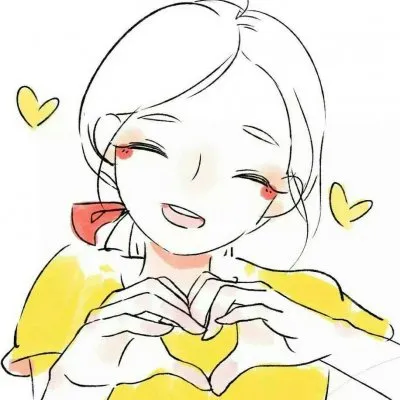 微信动漫手绘头像女第1张