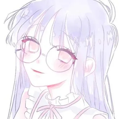 动漫女头像清新简约第1张