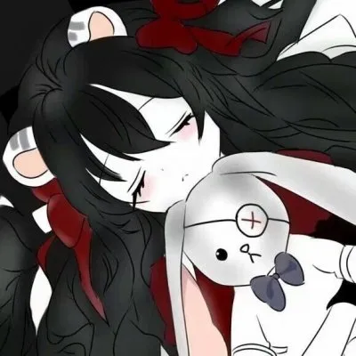 黑暗丧风格头像动漫第1张