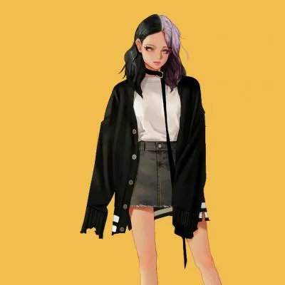 动漫女生社会高冷第1张