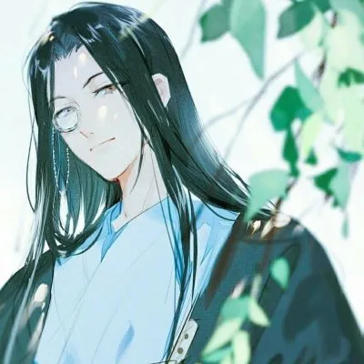 二次元高冷侧脸男头像第1张