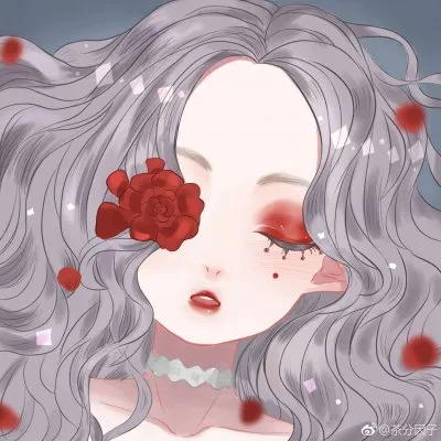 冷酷动漫女生图片头像第1张