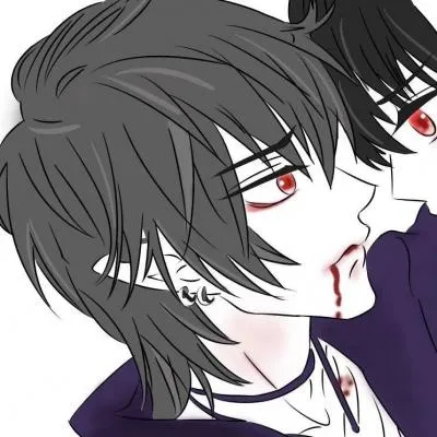 丧气动漫情侣头像高清第1张