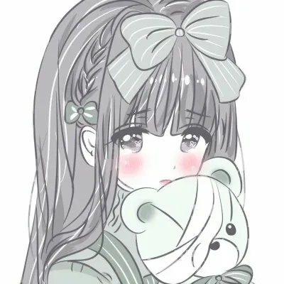 可爱动漫女生闺蜜头像第1张