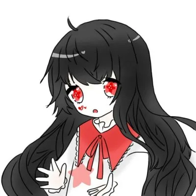 黑化女生动漫人物图片头像第1张