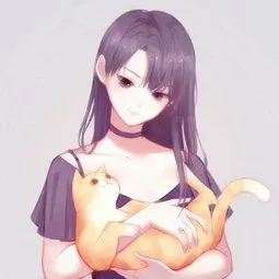 情头动漫一男一女可爱分开第1张