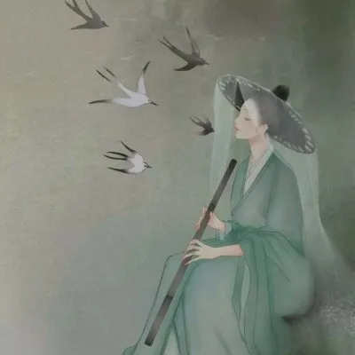 清新古风女生动漫头像第1张