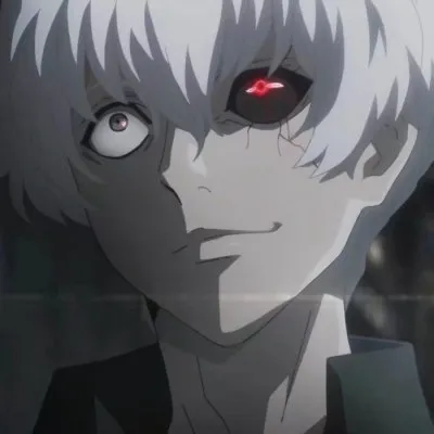 黑白动漫头像丧男第1张