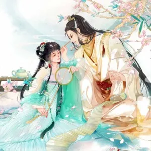 古风动漫头像情侣两人第1张