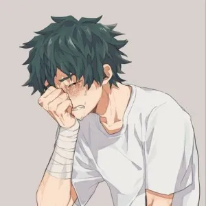 伤感失恋失落的动漫男生头像第1张