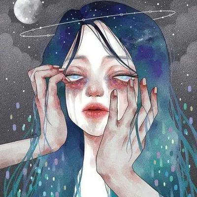 恐怖动漫图片女生头像第1张