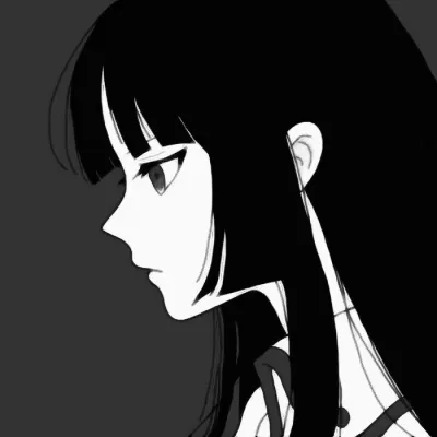 黑白丧图女头第1张