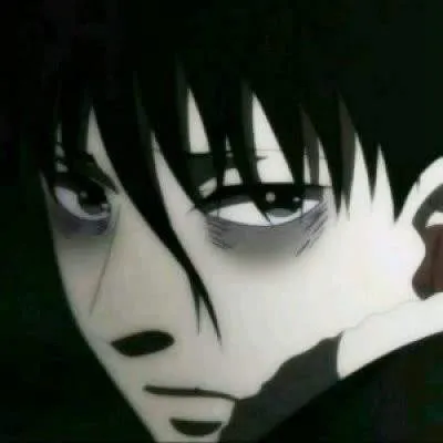 二次元黑化男生头像图片第1张