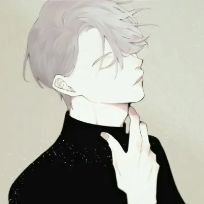 动漫照片男生冷酷无情图片头像第1张