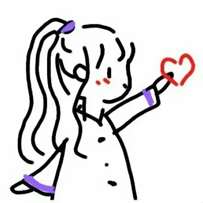 闺蜜头像动漫简笔画第1张