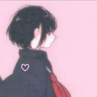 漫画情头一男一女两张第1张