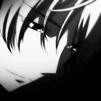 动漫黑白男头像霸气第1张