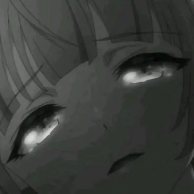 丧头像女动漫黑白第1张