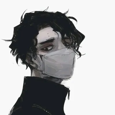 男生丧系动漫头像图片大全第1张