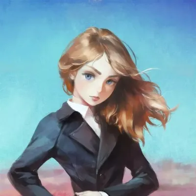 qq头像女生动漫冷酷帅第1张