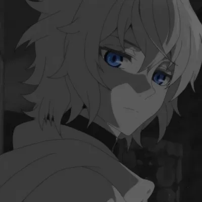 黑白动漫男头伤感第1张