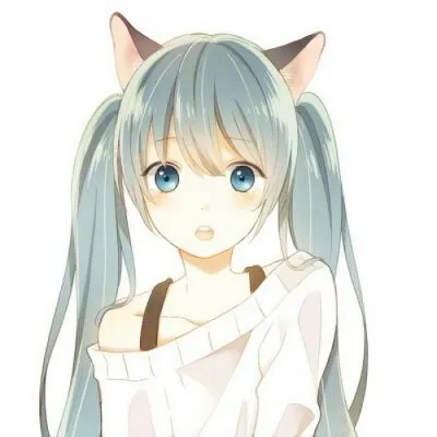 猫耳女生动漫头像呆萌第1张